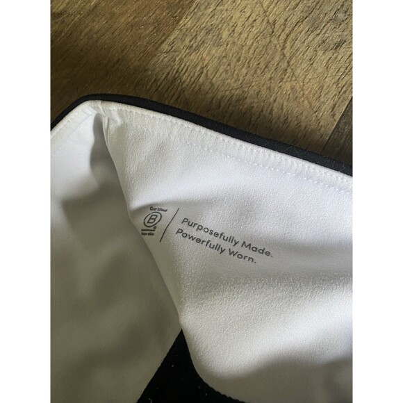 Athleta‎ Elation Asym 7/8 Tight Black Tan and White Leggings Size Medium - Picture 3 of 7